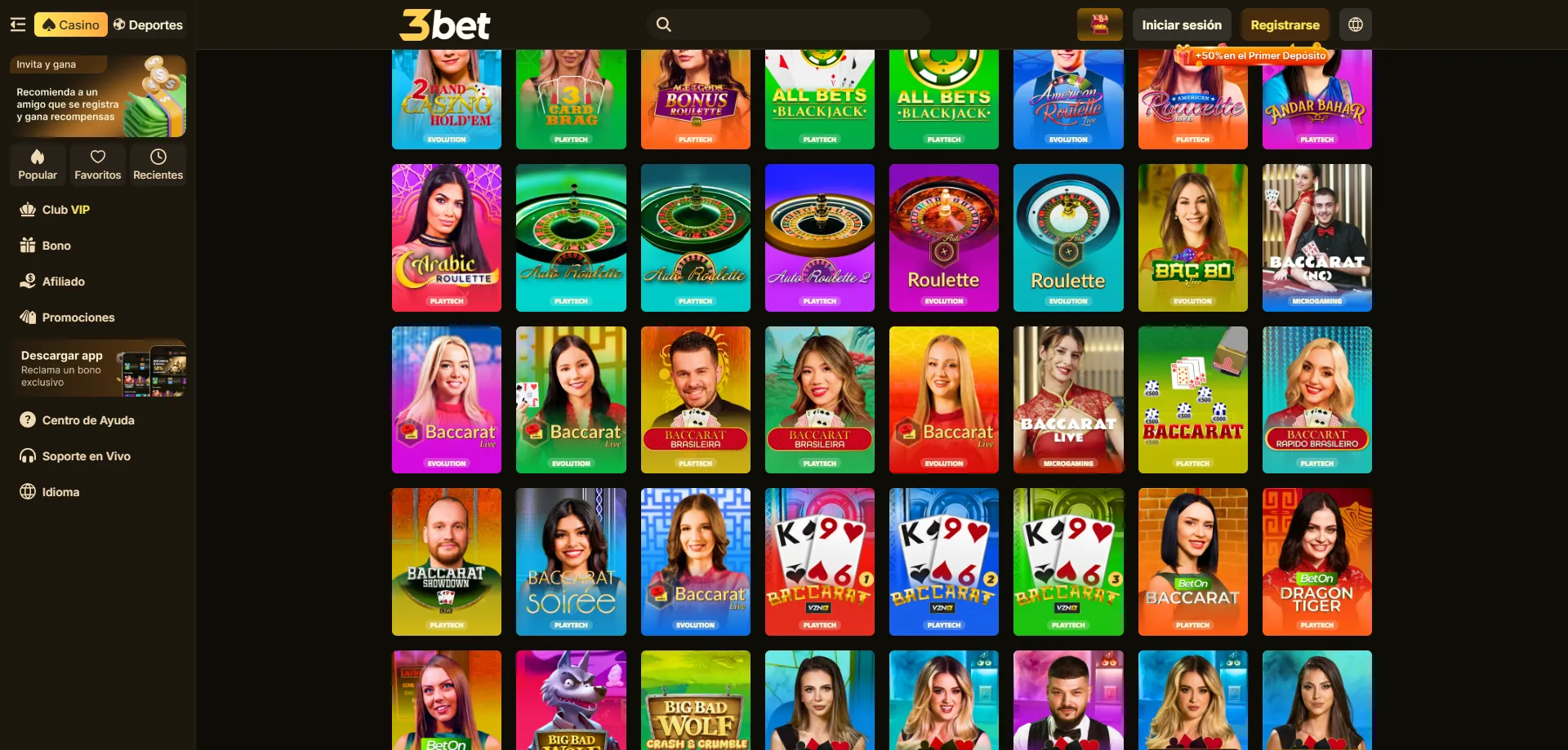 Métodos de pago y retiro en 3bet Casino México